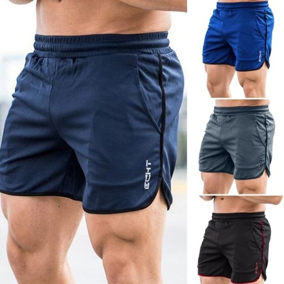 Men Running Shorts Jogging Bodybuilding Muscle Workout Training Sports ...