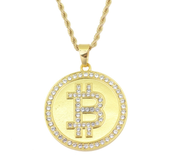 Bitcoin Pendant Necklace Charm 