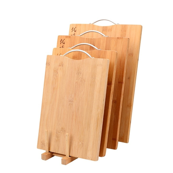 3 Bamboo Cutting Boards Antibacterial Chopping Carving Wooden Serving Board