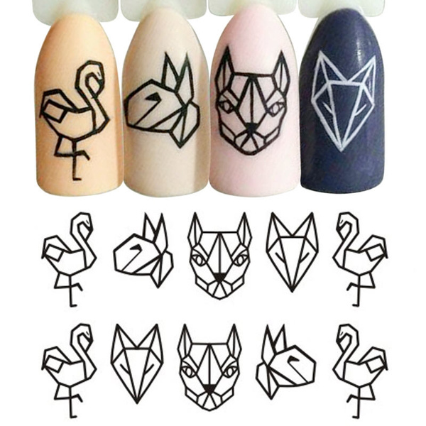 Fox Racing Waterslide Nail Decals