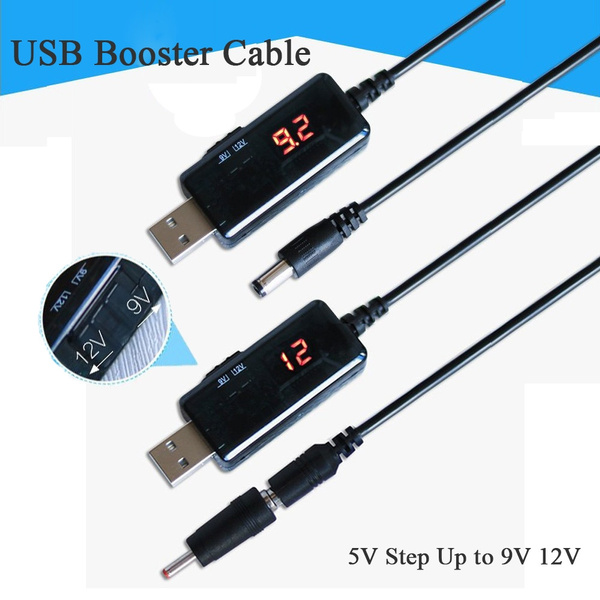 Power Supply Connector USB Booster Cable  Step-up Display Voltage Converter