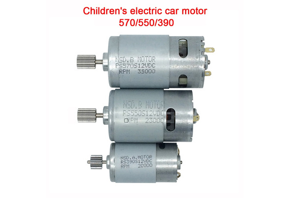390/550 Elektromotor DC6V/12V Motor Getriebe für Kinder Fahrzeug Auto 