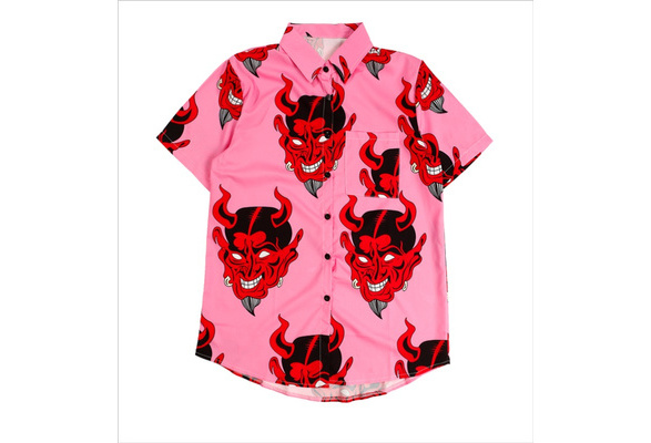 hip hop streetwear shirts men Devil 
