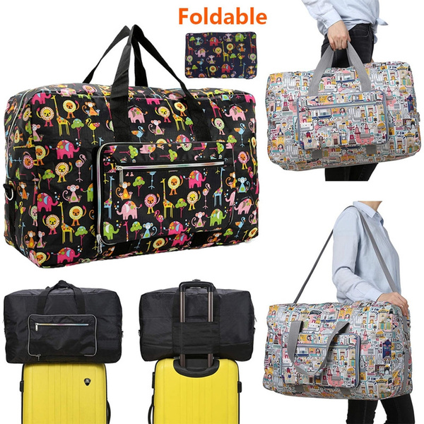 Travel Duffel Bag Large Foldable Printed Luggage Organizer Bag Carry Pouch  For Men Women Travel Carry Bag 2pcs