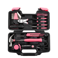 pink, Box, Hand Tools, repairkit