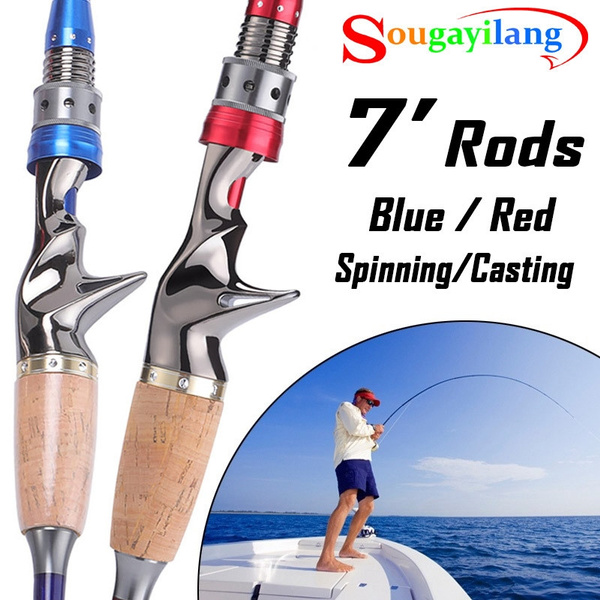 Sougayilang Ultra Light 7' 99% Carbon Fiber Fishing Rod Fast Action And Casting  Rods Spinning Rods for Saltwater Freshwater