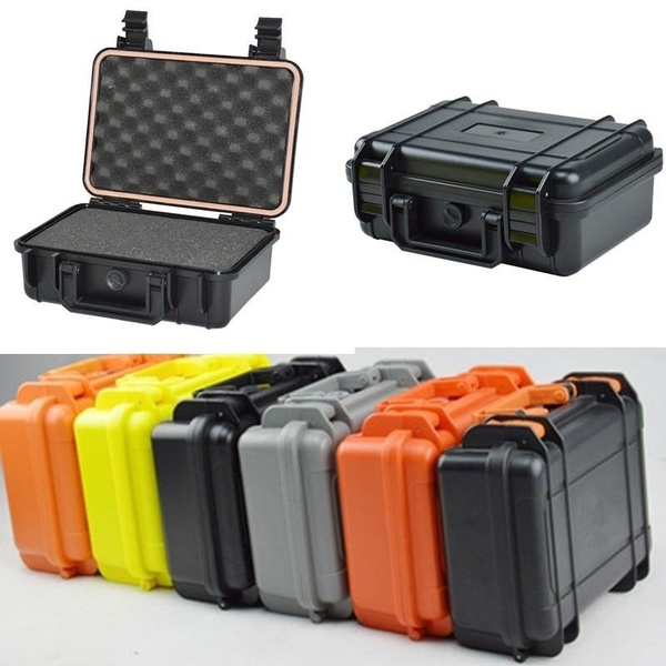 Shockproof Camera Safety Box ABS Sealed Waterproof Hard Boxes Equipment Case  with Foam Vehicle Toolbox Impact Resistant Suitcase
