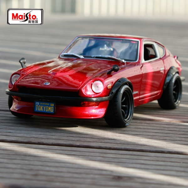 Maisto 1 18 1971 Nissan Datsun 240z Devil S Edition Red Sports Car Diecast Model Car Toy New In Box Wish