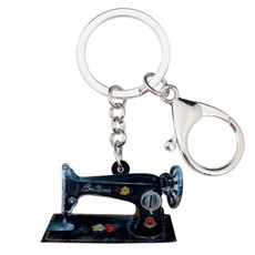 sewingmachinejewelry, sewingmachinekeyring, keychainsforcarkey, Gifts