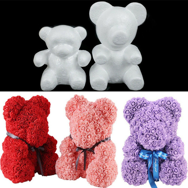 polystyrene sitting teddy bear