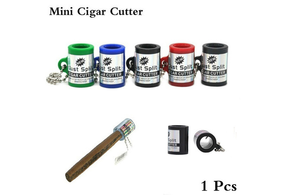 2 or 1 Pcs Mini Cigar Cutter Tabbaco Blunt Splitter Keychain