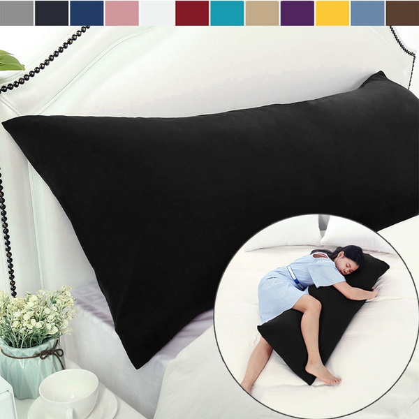 Body Hug Pillow Case Brushed Microfiber Long Body Pillow Covers 4