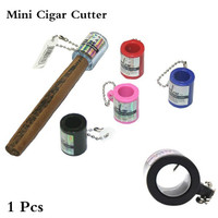 2 or 1 Pcs Mini Cigar Cutter Tabbaco Blunt Splitter Keychain