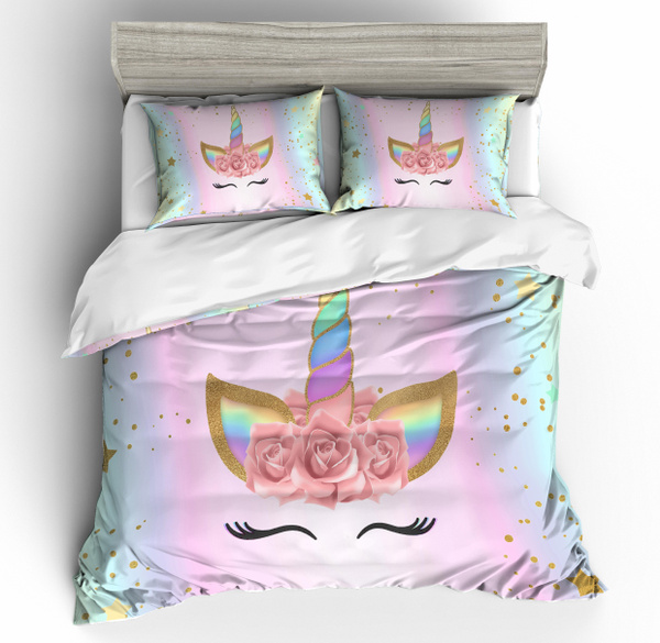 unicorn baby bed set