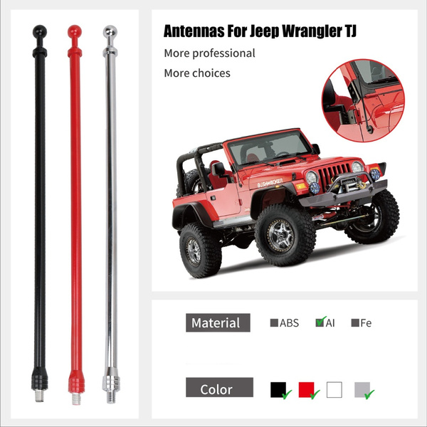 Aluminum High Signal Reception Antennas Mast / Flag Pole For Jeep Wrangler TJ (Carry National Flag) | Wish Aluminum High Signal Reception Antennas Mast / Flag Pole For Jeep Wrangler TJ (Carry National Flag) | Wish