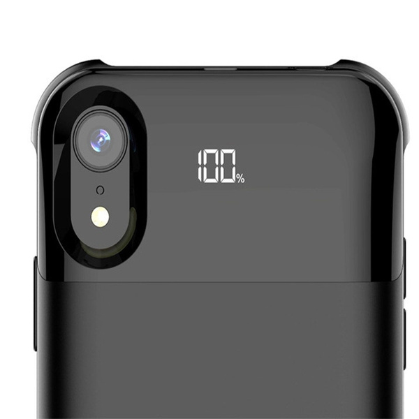 Charge Battery Cover For Iphone X XS XR XS Max Case Separate Wireless Charging Case Smart Digital Display |