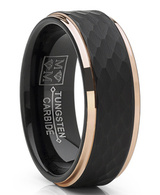 And, Box, goldtone, wedding ring