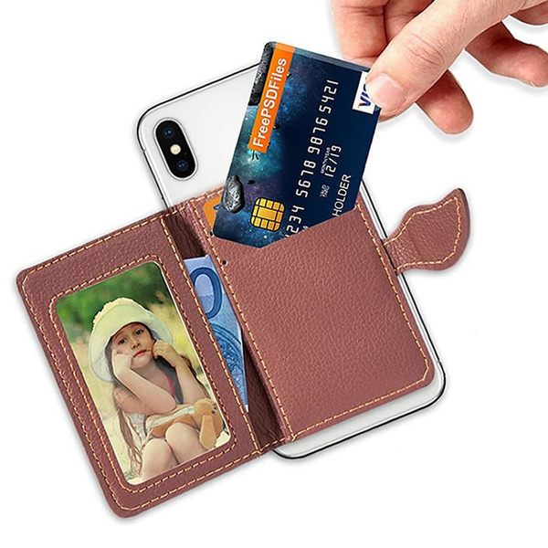 Card Holders Business Credit Pocket Slim Adhesive Cell Phone Sticker Holder  Fashion Women Men ID From Huhaiya, $17.87