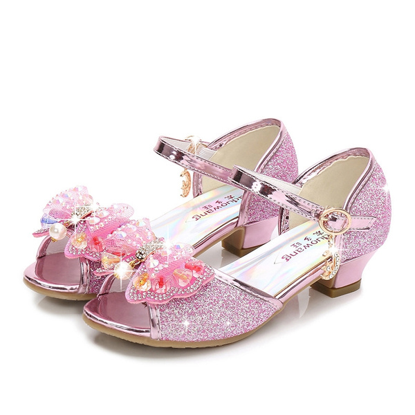 Princess Butterfly Heels Silver | Girls' Shoes & Sandals | Monsoon US.