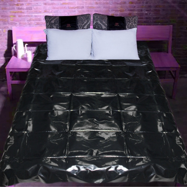 WG white PVC Bed Sheet Double En Vinyle Imperméable RU Vendeur Rapide Post