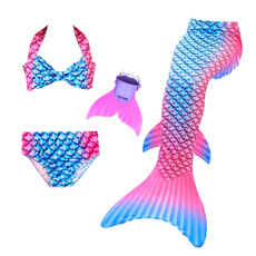 monofinflipper, Mermaid dress, Cosplay, bikini set