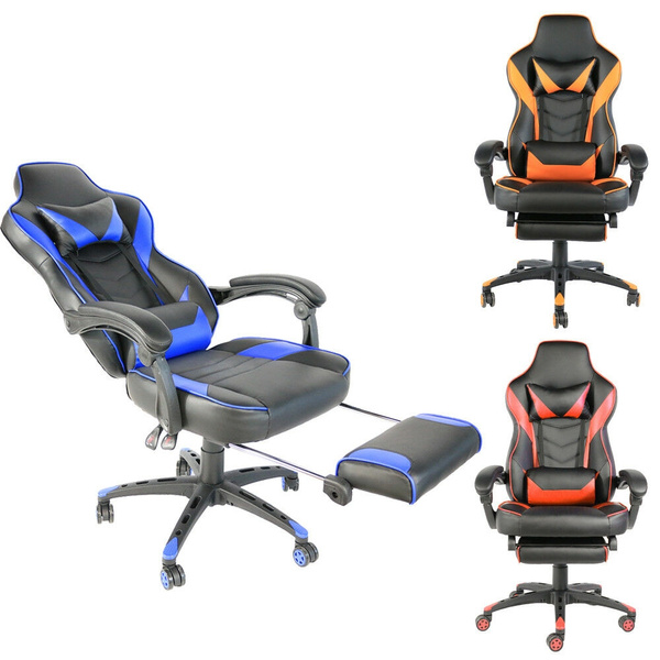 Office Gaming Chair Racing Recliner Bucket Seat Computer Desk