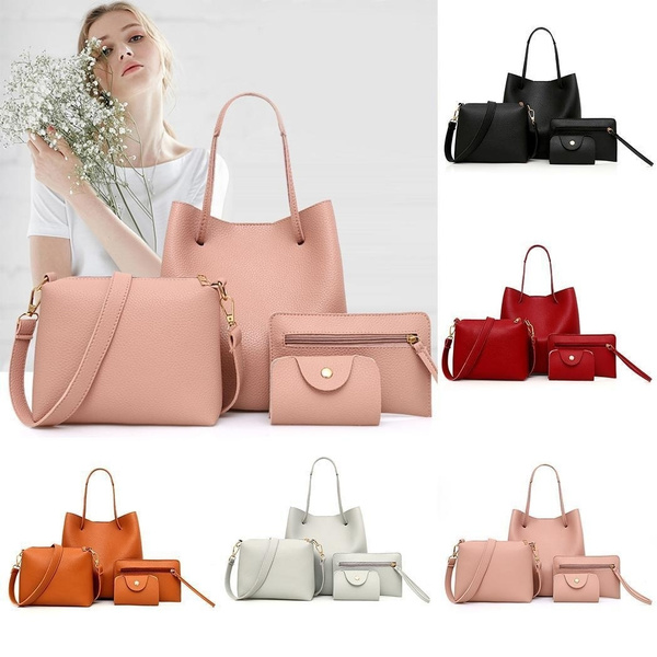 New Fashion Women Artificial Leather Shoulder Bag Handbag Kit