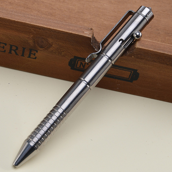 Titanium Alloy Pen Business Office Signature Gift Personal Safety Pen Press/Bolt 