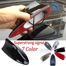 Universal Car Shark Antenna Auto Exterior Roof Shark Fin Antenna FM/AM Signal Protective Aerial Car Styling for Ford Toyota Kia