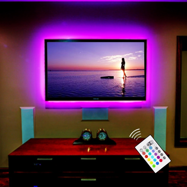 Usb led light strip store for tv