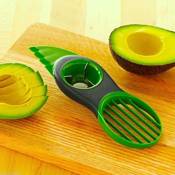 Magic Kitchen 3 in 1 Fruit Vegetable Tools Avocado Slicer Pitter