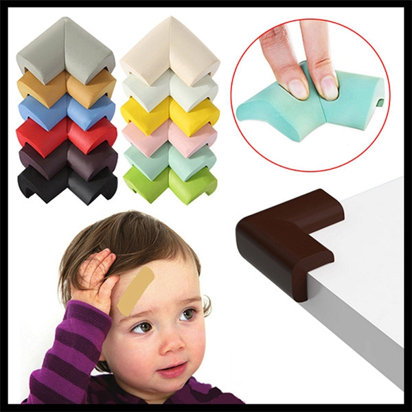 10 PCS Baby Safety Table Edge Protector Child Kids Proofing Anti-crash  Protection Pad Right Angle Cushion Furniture Corner Guard Multicolor