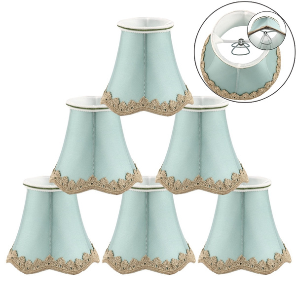 6pcs Classic Design Wall Ceiling Clip On Lamp Shades Light Cover 3 X 5 4 7 Inch Wish Wall Ceiling Clip On Lamp Shades Light, Clip On Lamp Shades For Ceiling Fixtures