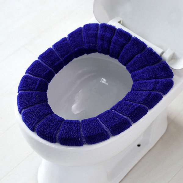 Royal Blue Toilet Seat Cover Velcromag