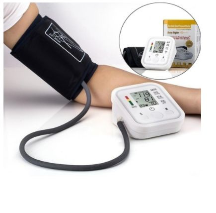 Family Health Digital LCD Upper Arm Sphygmomanometer Cardiac Pulsation ...