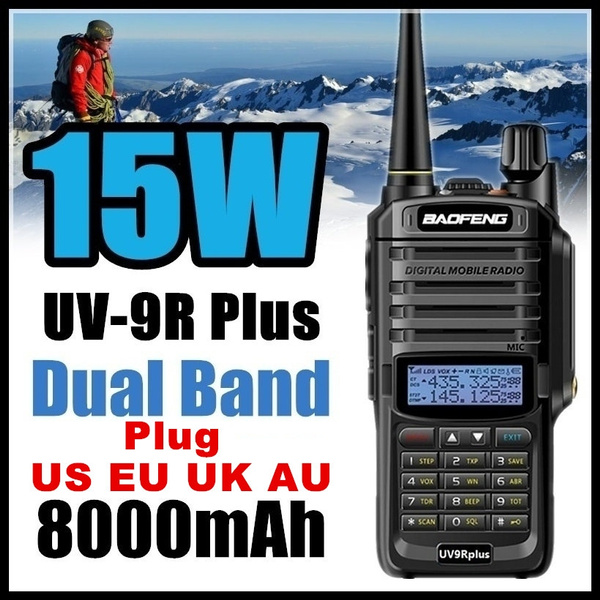 Baofeng UV-9R 136-174/400-520MHZ VHF/UHF Dual Band Dustproof