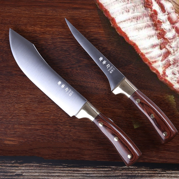 Japanese Chef Knives Set, Meat Cleaver Slicer