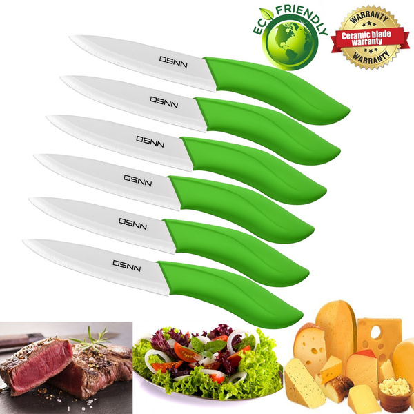 Nice Sharp Ceramic Knives Steak Knives Set of 6 DSNN Steak Ceramic Knife