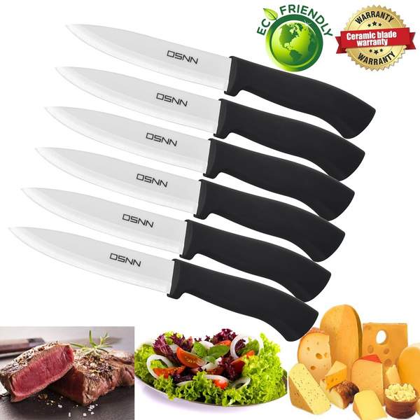 Nice Sharp Ceramic Knives Steak Knives Set of 6 DSNN Steak Ceramic Knife