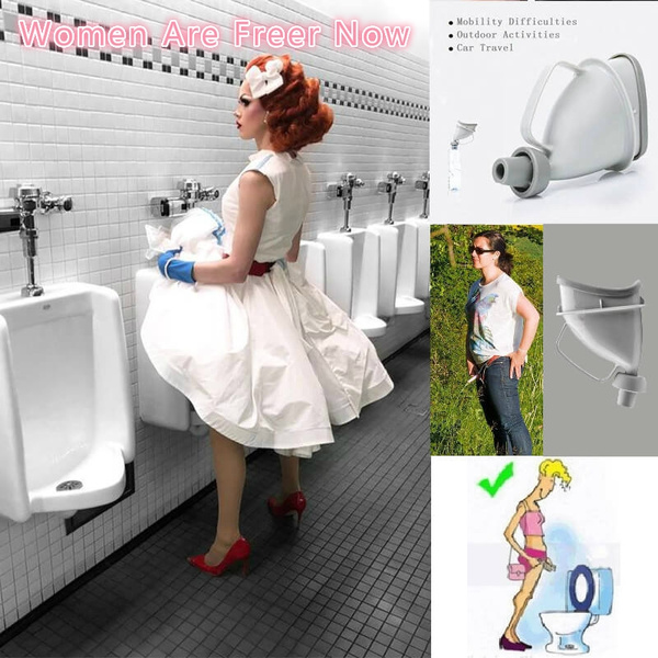 1* Portable Car Travel Outdoor Adult Urinal For Woman Potty Funnel Mobile Toilet 
