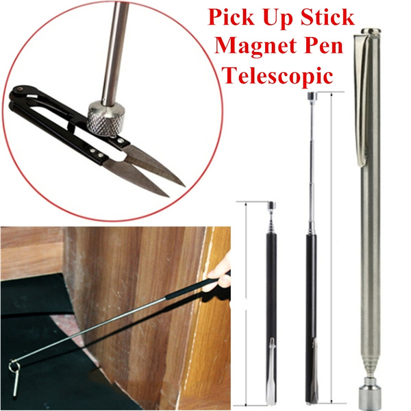 1pc Portable Telescopic Magnetic Magnet Pen Handy Tool Capacity For Picking  Up Nut Bolt Extendable Pickup Rod Stick