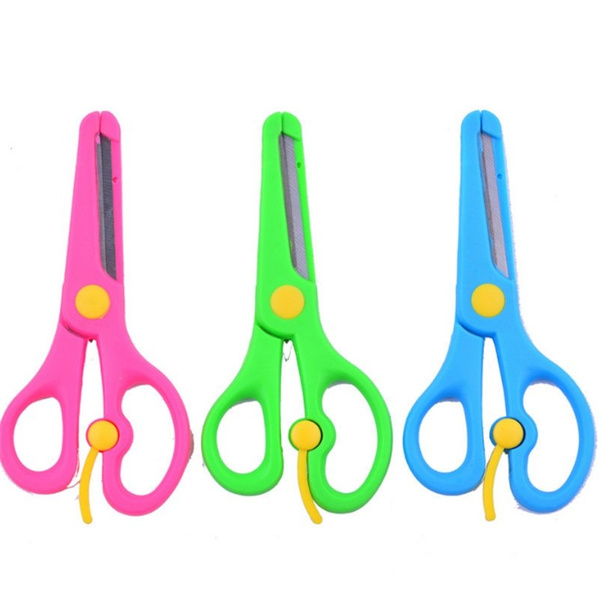 Kids Handmade Plastic Safety Scissors Safety Scissors