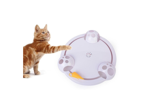 interactive mouse pounce cat toy