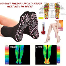 Comfortable And Breathable FIR Tourmaline Magnetic Socks Self Heating Therapy Magnetic Foot Care Socks