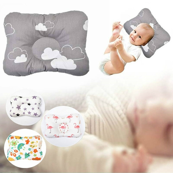 Baby Newborn Infant Pillow Memory Foam Positioner Prevent Flat Head Anti Roll L 