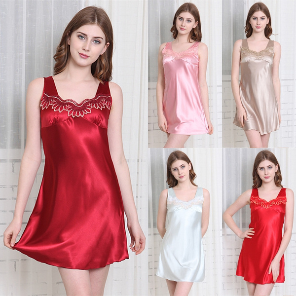 satin nighties for plus sizes