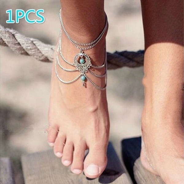 Fish Anklet, Gold Ankle Bracelet, Summer Jewelry, Good Luck Charm –  Evileyefavor