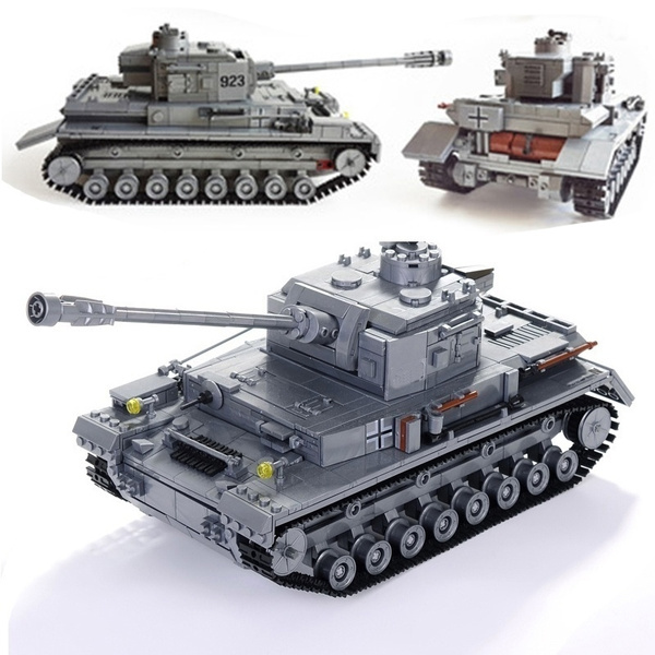 1193pcs  Military Tank Building Blocks Toy WW2 Soldier Bricks For Children 2019 