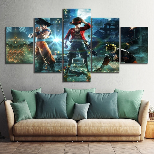 Jump Force Dragon Ball Goku Naruto One Piece Luffy J Stars Game Poster Hd Pictures For Living Room Wall Decor Wish