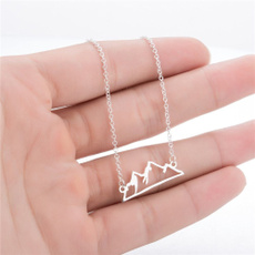 Mountain, peakpendantnecklace, Jewelry, Stainless Steel